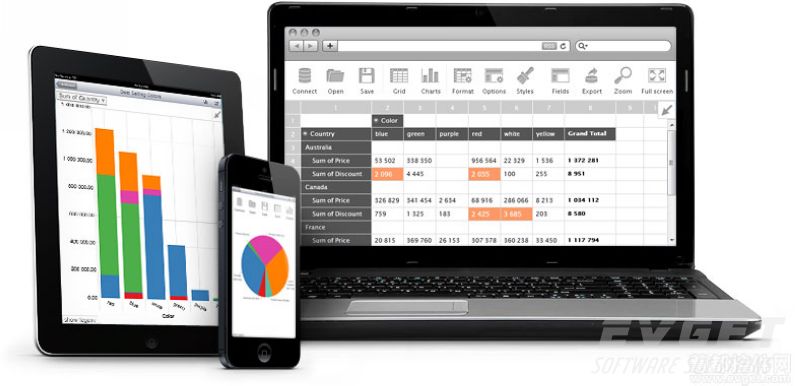 Flexmonster Pivot Table & Charts基于Web、Mobile和Flex的多维数据分析控件